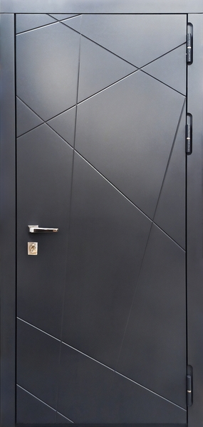 Металлическая дверь для квартиры с МДФ окрашенным по RAL Металлическая дверь для квартиры с МДФ окрашенным по RAL